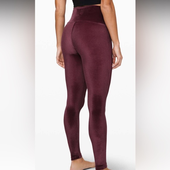 lululemon athletica Pants - Lululemon Wunder Lounge High-Rise Tight 28" *Velvet Size 4